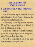 Xác định độ sụt của hỗn hợp bê tông nặng  bài thí nghiệm 