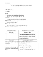 Giáo án Hóa học 12 bài 41: Nhận biết một số chất khí