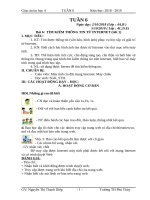 Giáo án tuần 6 năm học 2018 2019 LOP 4 