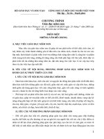 CHƯƠNG TRÌNH GDMN (DÀNH CHO CBQL GVMN)