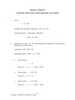 Solution   fundamentals of corporate finance brealy  4th chapter text solutions ch 10 