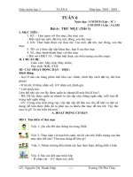 Giáo án tuần 6 năm học 2018 2019 LOP 3 