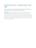 Hoc lap trinh sieu toc rut ngan thoi gian di lam ngay