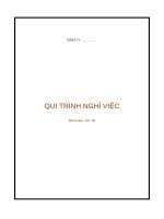 QUY TRÌNH NGHỈ VIỆC1