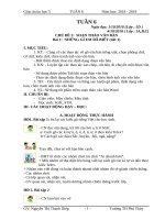 Giáo án tuần 6 năm học 2018 2019 LOP 5 