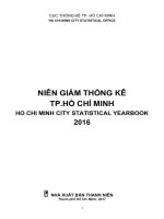 Niên giám thống kê TP hồ chí minh năm 2016