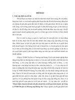 Hoàn thiện công tác kế toán chi phí, doanh thu và kết quả kinh doanh tại công ty TNHH du lịch và thương mại hoàng trà 