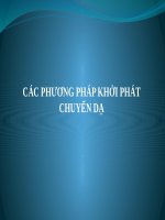 Các phương pháp khởi phát chuyển dạ