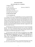 thuyet minh bài giảng elearning