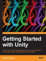 6464 getting started with unity learn how to use unity by creating your very own outbreak survival game while developing your essential skills 
