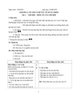 giao an so hoc lop 6 ky 1