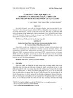 NGHIÊN CỨU TỔNG HỢP HẠT NANO  MOLYBDENUM DISULFI DE (MoS2) CẤU TRÚC LỚP BẰNG PHƯƠNG PHÁP HÓA HỌC VỚI SỰ CÓ MẶT CỦA HCl