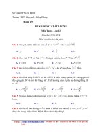 8  đề KSCL năm 2019   môn toán 12 – THPT chuyên lê hồng phong   nam định   file word có lời giải chi tiết