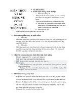 KỸ NĂNG ỨNG DỤNG CƠ BẢN CÔNG NGHỆ THÔNG TIN