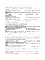 ÔN TẬP KIỂM TRA 1 TIẾT CHƯƠNG 1 VẬT LÝ 10