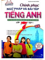 Chinh phục ngữ pháp & btập t.anh 7-t1
