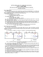 đề thi cuối kỳ môn máy điện
