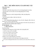 Giáo án Sinh học 6 bài 3: Đặc điểm chung của thực vật