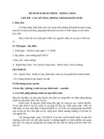 KẾ HOẠCH HOẠT ĐỘNG  KNS THÁNG 5