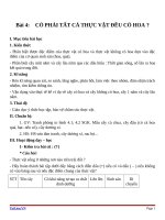 Giáo án Sinh học 6 bài 4: Có phải tất cả thực vật đều có hoa không?