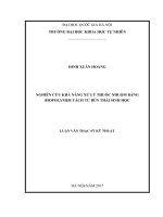 Nghiên cứu khả năng xử lý thuốc nhuộm bằng biopolymer tách từ bùn thải sinh học 