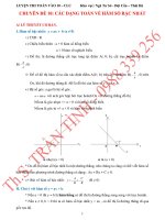 CHUYÊN đề 10  các DẠNG TOÁN HSBN