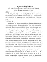 Bài thu hoạch lớp bồi dưỡng nâng hạng giáo viên THCS hạng 2 mẫu 2