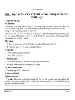 Giáo án Sinh học 6 bài 1: Đặc điểm của cơ thể sống