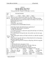 KẾ HOẠCH TUẦN 4 BẢN THÂN 2016-2017