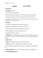 Giáo án Hóa học 12 bài 5: Glucozơ