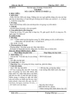 Tuần 8 giáo án lớp 4 soạn theo ĐHPTNLHS năm học 2018   2019 