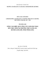 Bìa tiểu luận cuối khóa