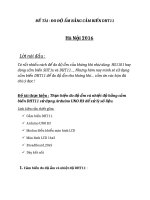 Thiết kế mạch đo độ ẩm và nhiệt độ dùng cảm biến DHT11