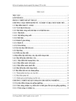 Luận văn thạc sỹ kỹ thuật : Thiết kế kĩ thuật – tổ chức thi công đoạn cổ giếng nghiêng chính Khe Tam công ty than Dương Huy – Vinacomin