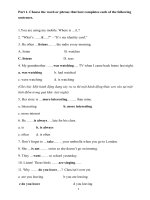 đáp án tiếng anh thi thăng hạng giáo viên quảng ngãi 2018