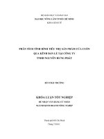 PHÂN TÍCH TÌNH HÌNH TIÊU THỤ SẢN PHẨM CỬA CUỐN QUA KÊNH BÁN LẺ TẠI CÔNG TY TNHH NGUYÊN HƯNG PHÁT