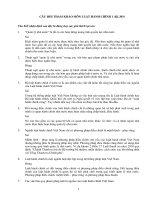 Đáp án câu hỏi nhận định đúng sai môn Luật hành chính KL303