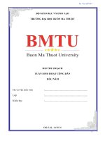 Bài thu hoạch tuần sinh hoạt công dân đầu năm ngành y đa khoa