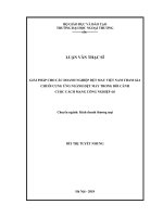 Giải pháp cho các doanh nghiệp dệt may Việt Nam tham gia chuỗi cung ứng ngành dệt may trong bối cảnh cuộc Cách mạng Công nghiệp 4.0 (Luận văn thạc sĩ)