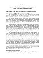 DẠY học và bồi DƯỠNG học SINH GIỎI, học SINH, NĂNG KHIẾU TRONG TRƯỜNG THCS