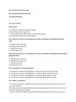 câu hỏi trắc nghiệm nguyên lý kế toán và đáp án