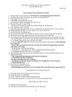 ÔN THI LỊCH SỬ VIỆT NAM THPT QG