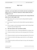 Luận văn tốt nghiệp : Kế toán tập hợp chi phí sản xuất và tính giá thành sản phẩm xây lắp ở công ty TNHH một thành viên SUDICO Tiến Xuân