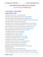 Tap hop link BPTC cau duong và nha pho