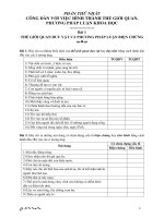 BAI TAP GDCD 10, 11,12