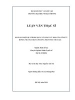 Đánh giá hiệu quả trong quản lý hàng lưu kho của công ty Honda Việt Nam bằng phương pháp phân tích ABC (Luận văn thạc sĩ)