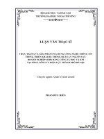 Thực trạng và giải pháp ứng dụng Công nghệ thông tin trong triển khai hệ thống quản lý nguồn lực doanh nghiệp (ERP) bằng công cụ BSC và KPI tại Tổng công ty Điện lực TP Hà Nội (Luận văn thạc sĩ)