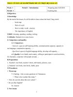 Giáo án tiếng anh cả năm lớp 6 năm 2018 2019  mới nhất  