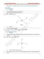 đề cương ôn tập chương 1 hình học 7