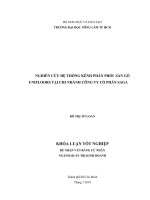 NGHIÊN CỨU HỆ THỐNG KÊNH PHÂN PHỐI SÀN GỖ UNIFLOORS TẠI CHI NHÁNH CÔNG TY CỔ PHẦN SAGA